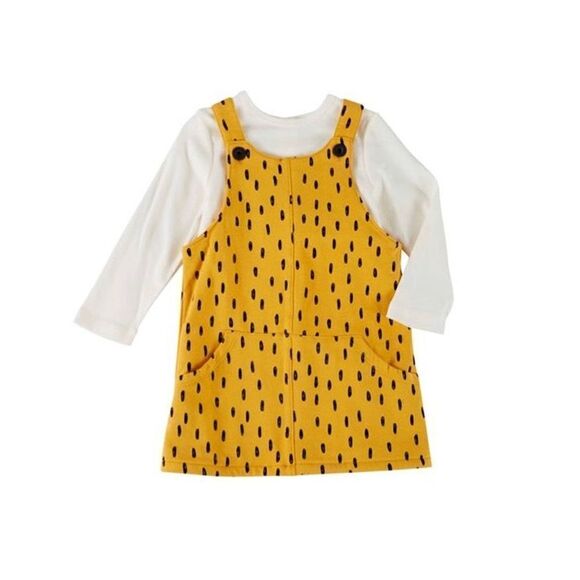 Focus Kids Size 18M 2-PC Cheetah Dress Set - Picture 4 of 5